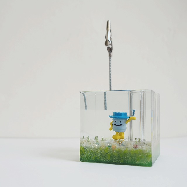 日東精工さまオリジナルキャラクターねじっとくん入りレジンキューブ