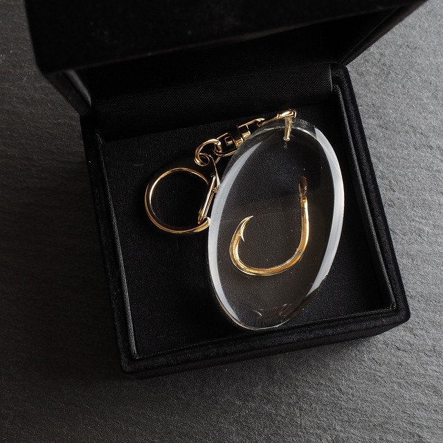 釣り針のキーホルダー